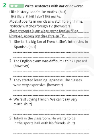 Tiếng Anh 7 Friends Plus Workbook Unit 2 Writing