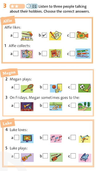 Tiếng Anh 7 Friends Plus Workbook Unit 1 Vocabulary and Listening