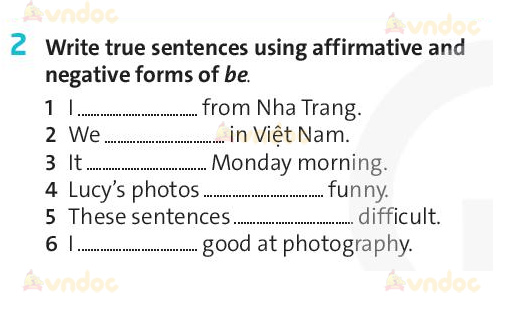 Tiếng Anh 7 Starter Unit Language Focus