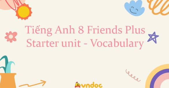 Tiếng Anh 8 Starter unit Vocabulary trang 6