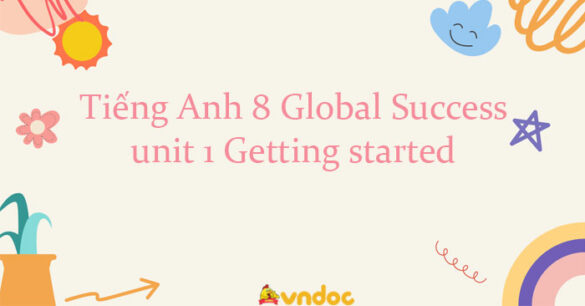 Tiếng Anh 8 unit 1 Getting started Global Success