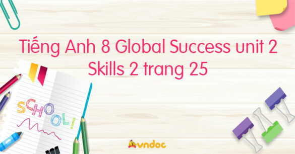 Tiếng Anh 8 unit 2 Skills 2 trang 25