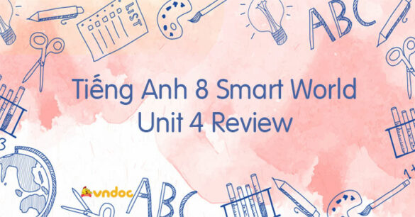 Tiếng Anh lớp 8 unit 4 Review i-Learn Smart World