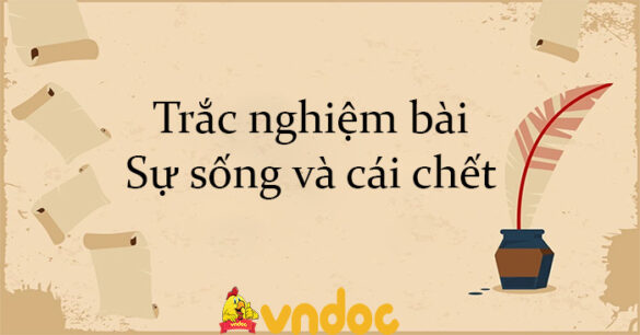 Trắc nghiệm bài Sự sống và cái chết