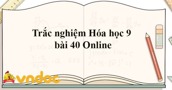 Trắc nghiệm Hóa học 9 bài 40 Online