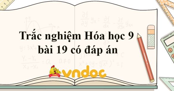 Trắc nghiệm Hóa học 9 bài 19 Online