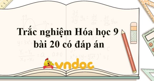 Trắc nghiệm hóa học 9 bài 20 Online