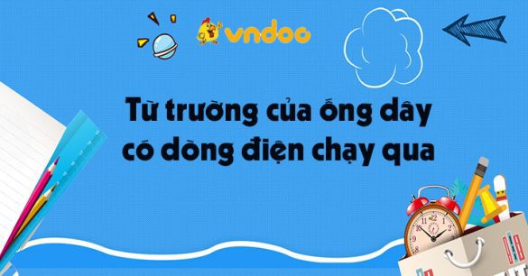 Từ trường của ống dây có dòng điện chạy qua