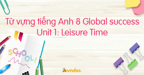 Từ vựng unit 1 lớp 8 Global success