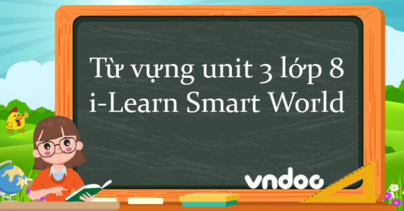 Từ vựng unit 3 lớp 8 i-Learn Smart World