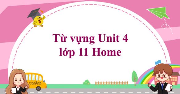 Từ vựng Unit 4 lớp 11 Home