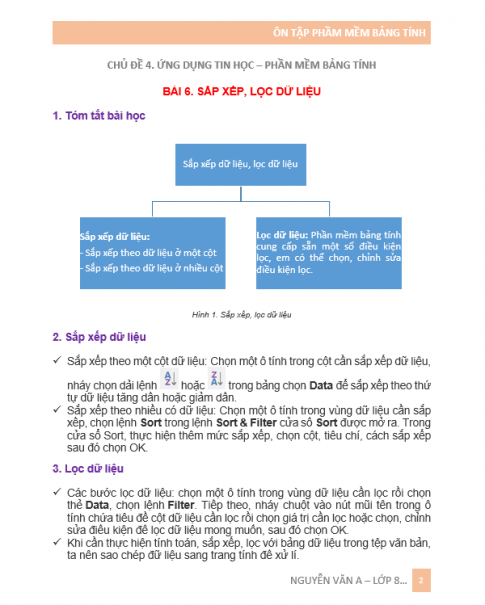 Thực hành trên máy tính theo các yêu cầu sau:  a) Nhập nội dung phần chính và thực hiện tạo danh sách dạng liệt kê, đánh số trang thêm đầu trang, chân trang, định dạng văn bản để được trang văn bản như ở Hình 1...