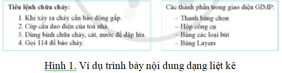 Tin học 8 Cánh diều bài 3 trang 45, 46, 48