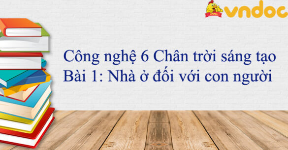 Công nghệ 6 bài 1 Nhà ở đối với con người Chân trời sáng tạo