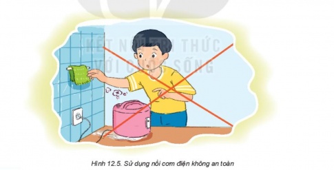 Giải công nghệ 6 bài 12: Nồi cơm điện