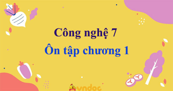 Công nghệ 7 Ôn tập chương 1