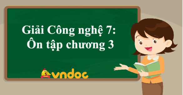 Công nghệ 7 Ôn tập chương 3 Chân trời sáng tạo