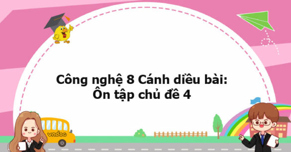 Công nghệ 8 Cánh diều bài: Ôn tập chủ đề 4