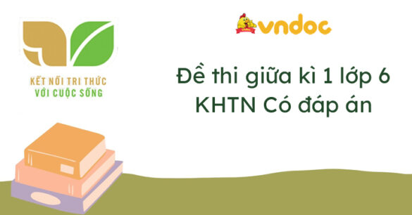 Top 3 Đề thi giữa kì 1 KHTN 6 Kết nối tri thức năm 2023