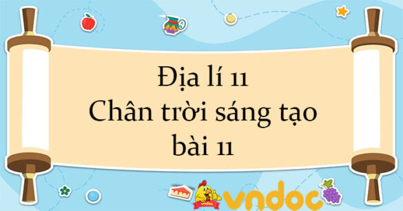 Địa lí 11 Chân trời sáng tạo bài 11