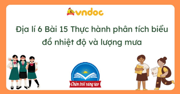 Địa lí 6 Bài 15 Thực hành phân tích biểu đồ nhiệt đồ và lượng mưa