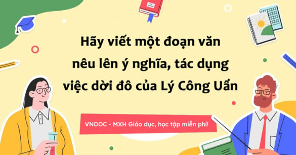 Đoạn văn nêu ý nghĩa, tác dụng việc dời đô của Lý Công Uẩn lớp 8