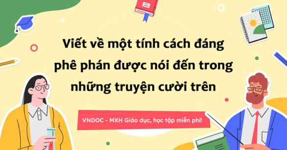 Đoạn văn về một tính cách đáng phê phán được nói đến trong những truyện cười trên