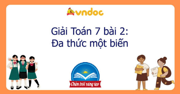 Toán 7 bài 2: Đa thức một biến