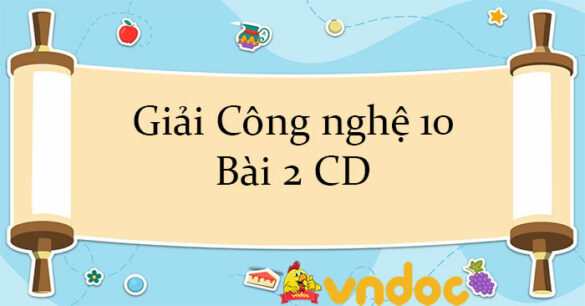 Giải Công nghệ 10 Bài 2: Hệ thống kĩ thuật CD