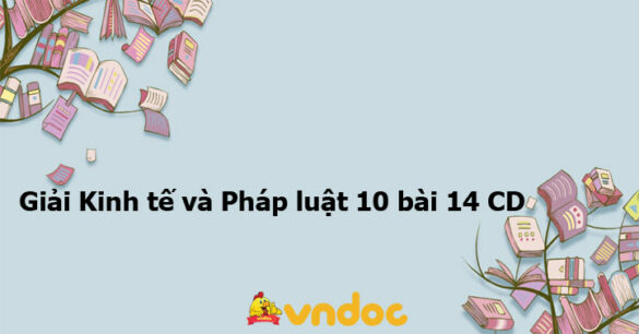 Giải Kinh tế và Pháp luật 10 bài 14 CD