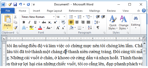 Giải bài tập SGK Tin học 6 bài 14: Soạn thảo văn bản đơn giản