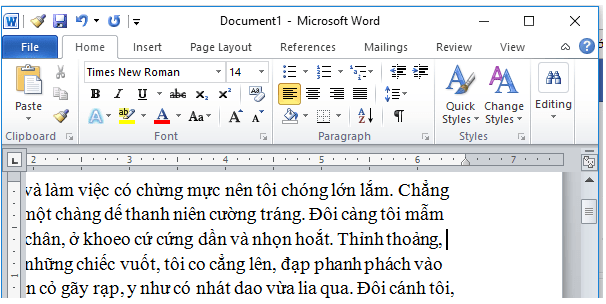 Giải bài tập SGK Tin học 6 bài 14: Soạn thảo văn bản đơn giản