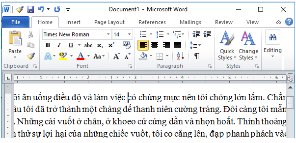 Giải bài tập SGK Tin học 6 bài 14: Soạn thảo văn bản đơn giản