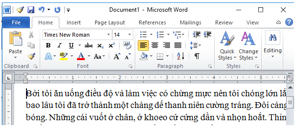 Giải bài tập SGK Tin học 6 bài 14: Soạn thảo văn bản đơn giản