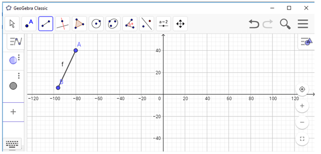 Giải bài tập SGK Tin học 6 bài 8: Học toán với Geogebra