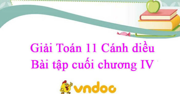 Toán 11 Cánh Diều bài tập cuối chương 4