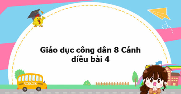 Giáo dục công dân 8 Cánh diều bài 4 trang 20, 21, 22, 23