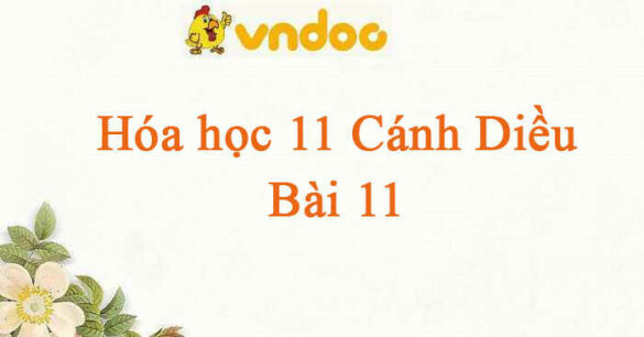 Hóa học 11 Cánh Diều bài 11