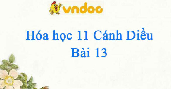 Hóa học 11 Cánh Diều bài 13