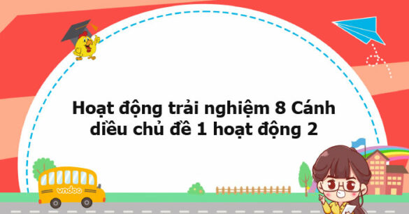 Hoạt động trải nghiệm 8 Cánh diều chủ đề 1 hoạt động 2