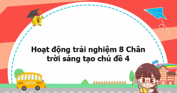 Hoạt động trải nghiệm 8 Chân trời sáng tạo chủ đề 4