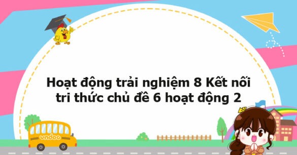 Hoạt động trải nghiệm 8 Kết nối tri thức chủ đề 6 hoạt động 2