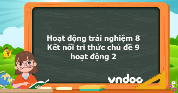 Hoạt động trải nghiệm 8 Kết nối tri thức chủ đề 9 hoạt động 2