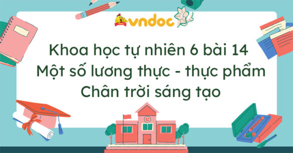 Khoa học tự nhiên 6 bài 14 Một số lương thực - thực phẩm