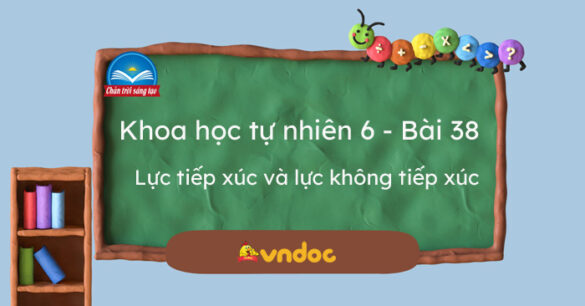 Khoa học tự nhiên 6 Bài 38: Lực tiếp xúc và lực không tiếp xúc