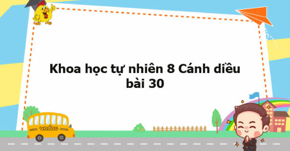 Khoa học tự nhiên 8 Cánh diều bài 30 trang 143, 144, 145, 146, 147