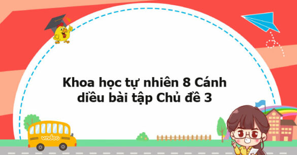 Khoa học tự nhiên 8 Cánh diều bài tập Chủ đề 3 trang 90