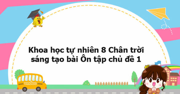 Khoa học tự nhiên 8 Chân trời sáng tạo bài Ôn tập chủ đề 1 trang 44, 45