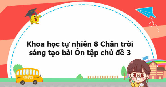 Khoa học tự nhiên 8 Chân trời sáng tạo bài Ôn tập chủ đề 3