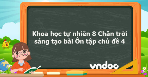 Khoa học tự nhiên 8 Chân trời sáng tạo bài Ôn tập chủ đề 4